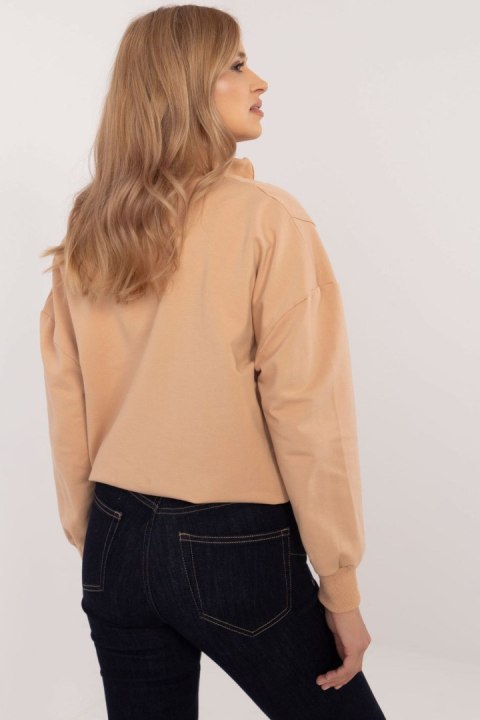 Bluza Damska Model CLM-BL-1272.68 Camel - Factory Price Bluza Damska Model CLM-BL-1272.68 Camel - Factory Price
