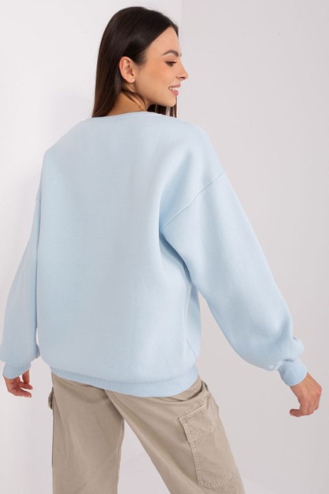 Bluza Damska Model EM-BL-617-12.04 Light Blue - Factory Price Bluza Damska Model EM-BL-617-12.04 Light Blue - Factory Price