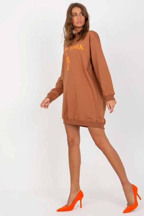 Bluza Damska Model VI-BL-3212.15X Brown - Factory Price Bluza Damska Model VI-BL-3212.15X Brown - Factory Price