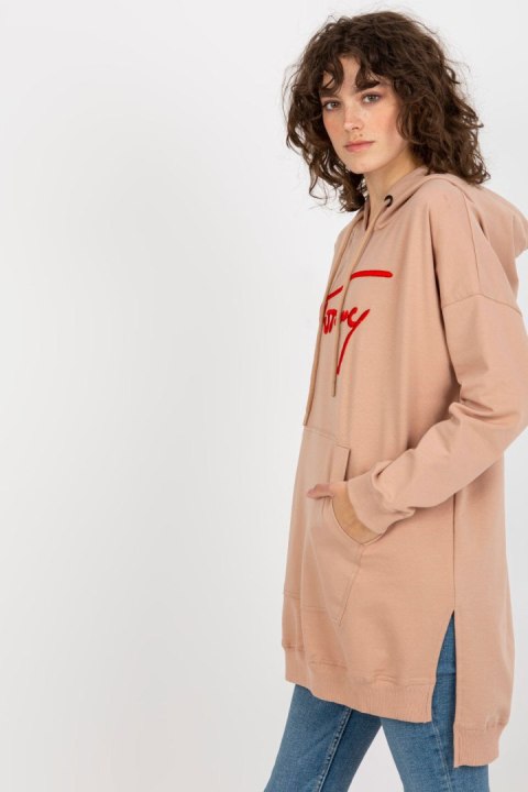 Bluza Damska Model VI-BL-335.25X Dark Beige - Factory Price Bluza Damska Model VI-BL-335.25X Dark Beige - Factory Price