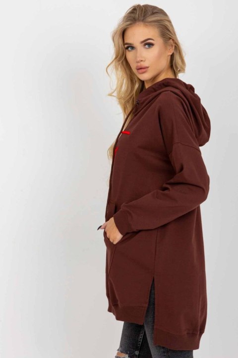 Bluza Damska Model VI-BL-335.25X Dark Brown - Factory Price Bluza Damska Model VI-BL-335.25X Dark Brown - Factory Price