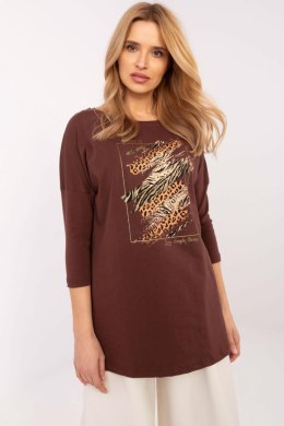 Bluzka Model CLM-BZ-0052.37 Brown - Factory Price