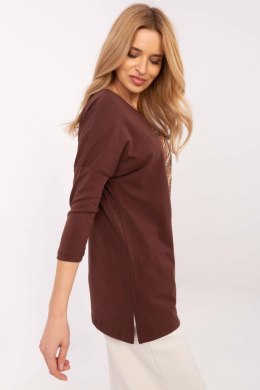 Bluzka Model CLM-BZ-0052.37 Brown - Factory Price