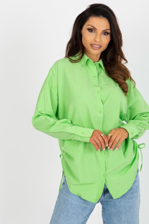 Koszula Damska Model TO-KS-7128.96 Light Green - Factory Price Koszula Damska Model TO-KS-7128.96 Light Green - Factory Price