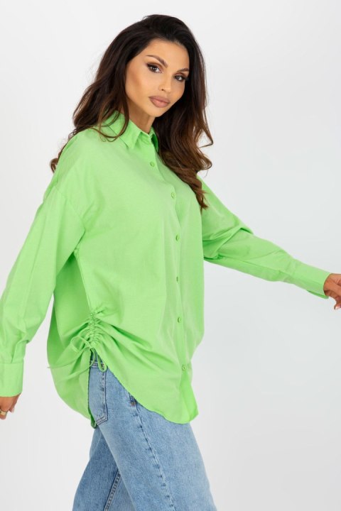Koszula Damska Model TO-KS-7128.96 Light Green - Factory Price Koszula Damska Model TO-KS-7128.96 Light Green - Factory Price