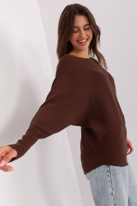 Sweter Damski Model PM-SW-PM-3588.00X Dark Brown - Factory Price Sweter Damski Model PM-SW-PM-3588.00X Dark Brown - Factory Price