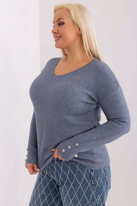 Sweter Damski Model PM-SW-PM1020.12P Grey/Blue - Factory Price Sweter Damski Model PM-SW-PM1020.12P Grey/Blue - Factory Price