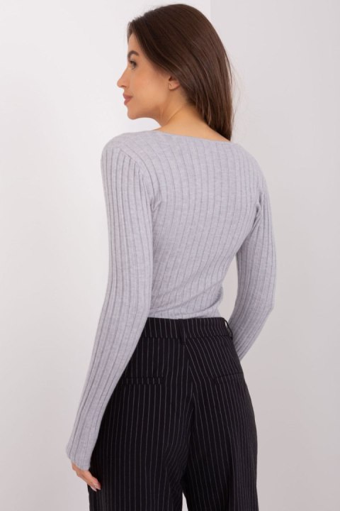 Sweter Damski Model PM-SW-PM1088.25 Light Grey - Factory Price Sweter Damski Model PM-SW-PM1088.25 Light Grey - Factory Price