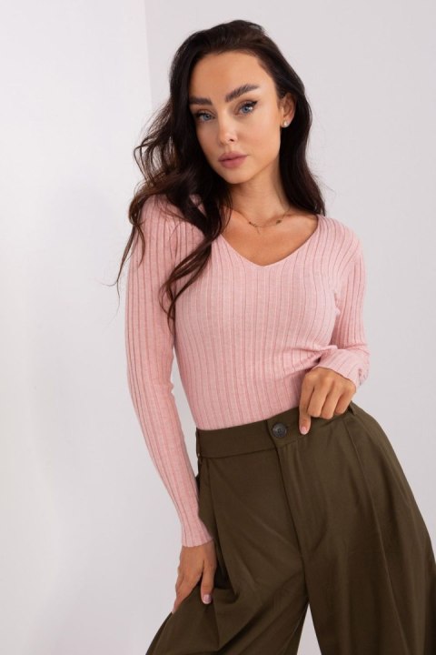 Sweter Damski Model PM-SW-PM1088.25 Light Pink - Factory Price Sweter Damski Model PM-SW-PM1088.25 Light Pink - Factory Price