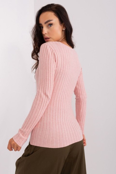 Sweter Damski Model PM-SW-PM1088.25 Light Pink - Factory Price Sweter Damski Model PM-SW-PM1088.25 Light Pink - Factory Price