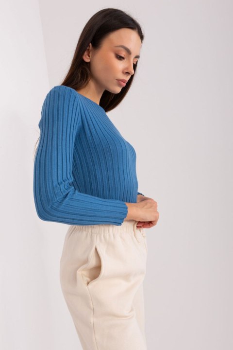 Sweter Damski Model PM-SW-PM1089.09P Dark Blue - Factory Price Sweter Damski Model PM-SW-PM1089.09P Dark Blue - Factory Price