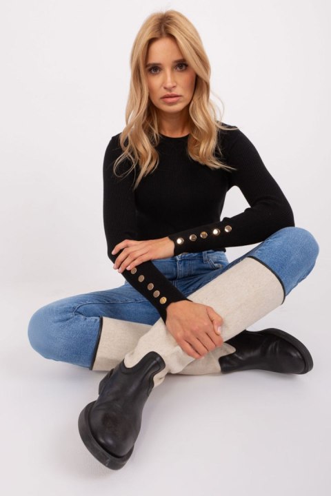Sweter Damski Model PM-SW-PM685.39P Black - Factory Price Sweter Damski Model PM-SW-PM685.39P Black - Factory Price
