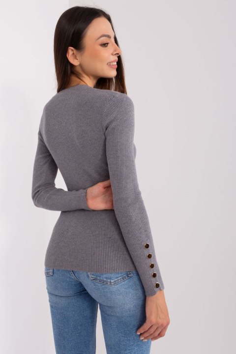 Sweter Damski Model PM-SW-PM685.39P Dark Grey - Factory Price Sweter Damski Model PM-SW-PM685.39P Dark Grey - Factory Price