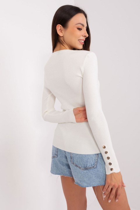Sweter Damski Model PM-SW-PM685.39P Ecru - Factory Price Sweter Damski Model PM-SW-PM685.39P Ecru - Factory Price