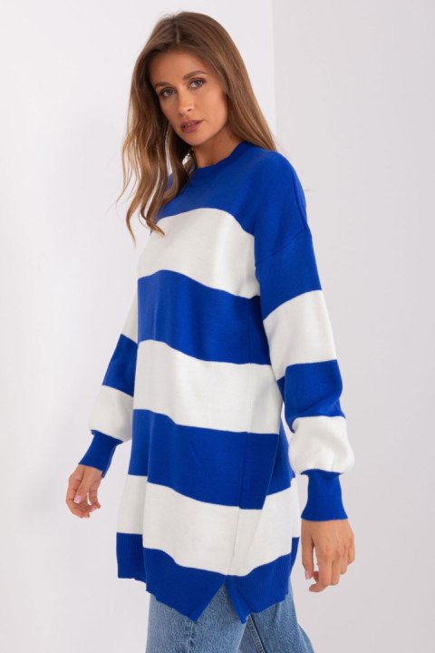 Sweter Damski Model TO-SW-1311.09 Cobalt - Factory Price Sweter Damski Model TO-SW-1311.09 Cobalt - Factory Price