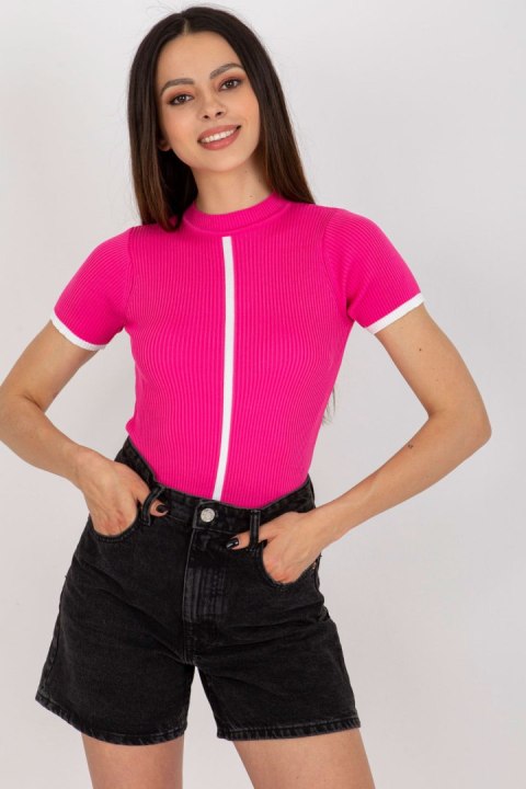 Bluzka Model BA-BZ-1456.72P Dark Pink - Badu Bluzka Model BA-BZ-1456.72P Dark Pink - Badu