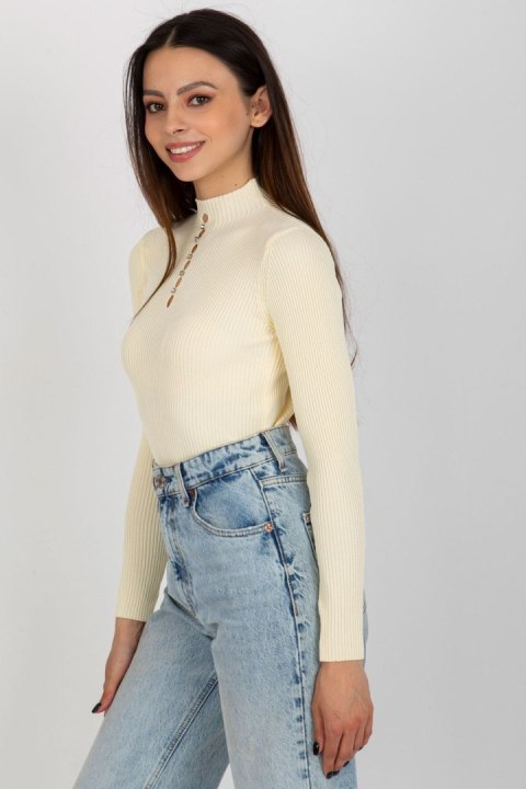 Bluzka Model BA-BZ-2302.97P Light Beige - Badu Bluzka Model BA-BZ-2302.97P Light Beige - Badu