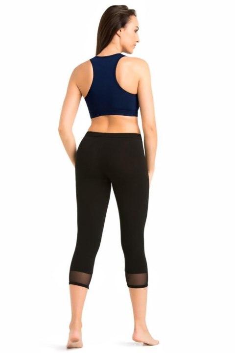 Legginsy Model 3/4 Glamo 2203 Black - Teyli Legginsy Model 3/4 Glamo 2203 Black - Teyli