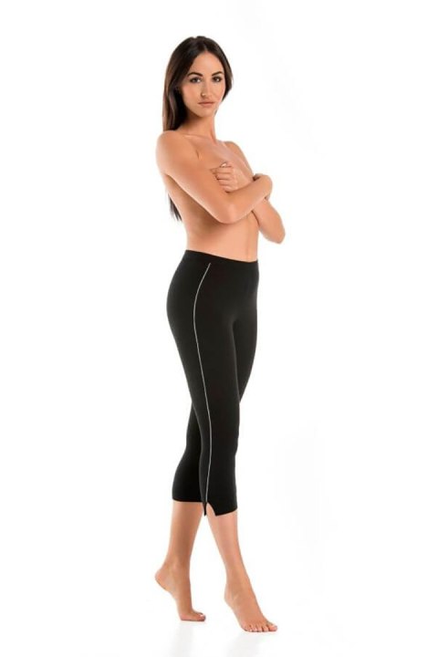 Legginsy Model Athletico 3/4 2204 Black - Teyli Legginsy Model Athletico 3/4 2204 Black - Teyli