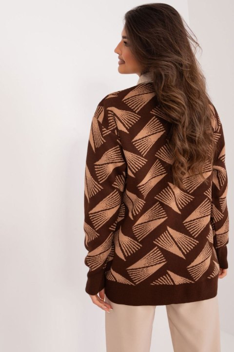 Sweter Damski Model BA-SW-12035.09 Brown - Badu Sweter Damski Model BA-SW-12035.09 Brown - Badu