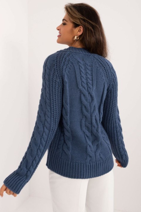 Sweter Damski Model BA-SW-1560.19 Dark Blue - Badu Sweter Damski Model BA-SW-1560.19 Dark Blue - Badu