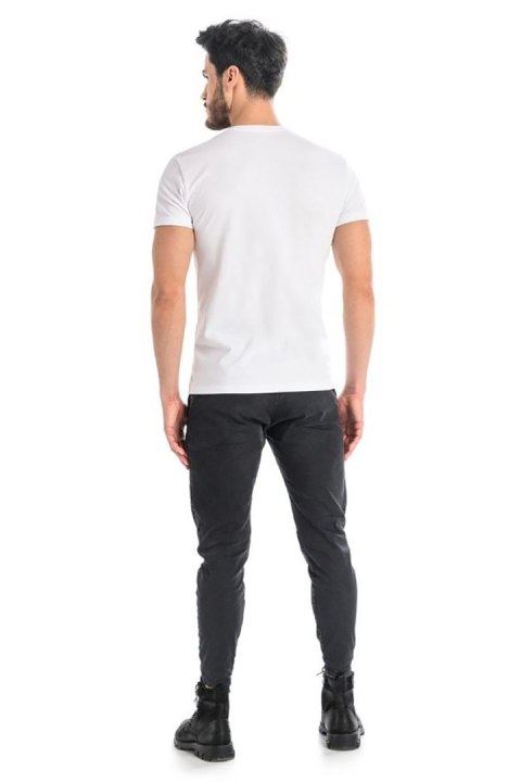 T-shirt Męski Model Luca 1502 White - Teyli T-shirt Męski Model Luca 1502 White - Teyli