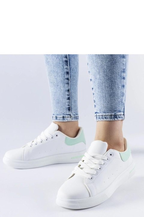 Biało-miętowe sneakersy Leland - Solea Biało-miętowe sneakersy Leland - Solea