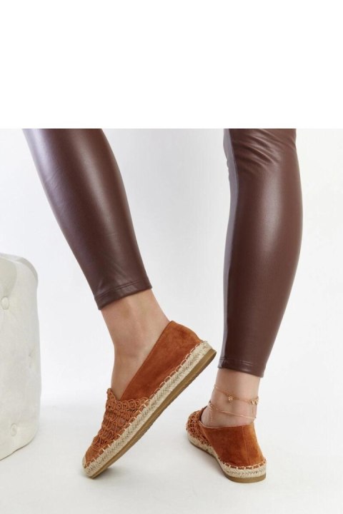 Brązowe ażurowe espadryle Gordana - Solea Brązowe ażurowe espadryle Gordana - Solea