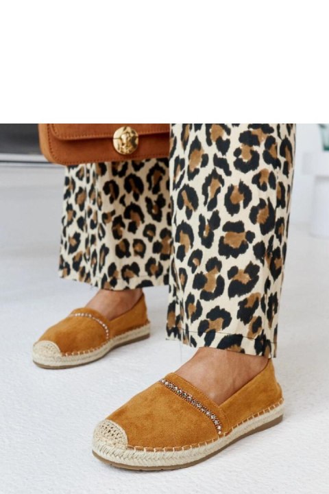 Brązowe espadryle z cyrkoniami Abia - Solea Brązowe espadryle z cyrkoniami Abia - Solea