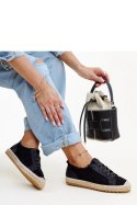 Czarne espadryle sportowe Naila - Solea