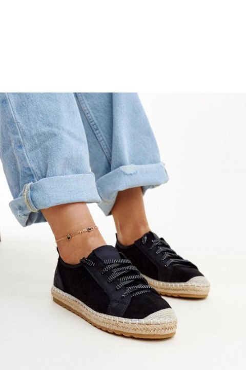 Czarne espadryle sportowe Naila - Solea Czarne espadryle sportowe Naila - Solea
