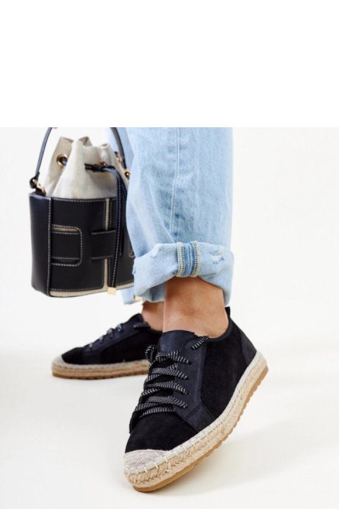 Czarne espadryle sportowe Naila - Solea Czarne espadryle sportowe Naila - Solea