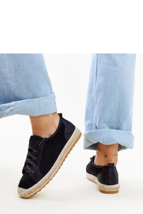 Czarne espadryle sportowe Naila - Solea Czarne espadryle sportowe Naila - Solea