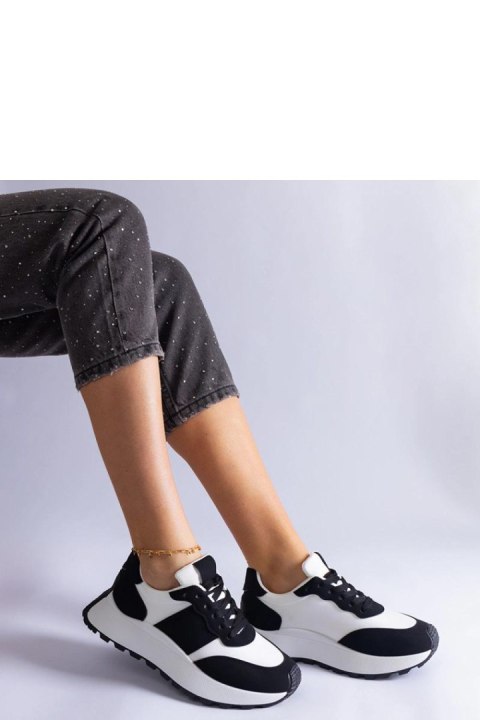 Czarne sneakersy na platformie Cremorna - Solea Czarne sneakersy na platformie Cremorna - Solea