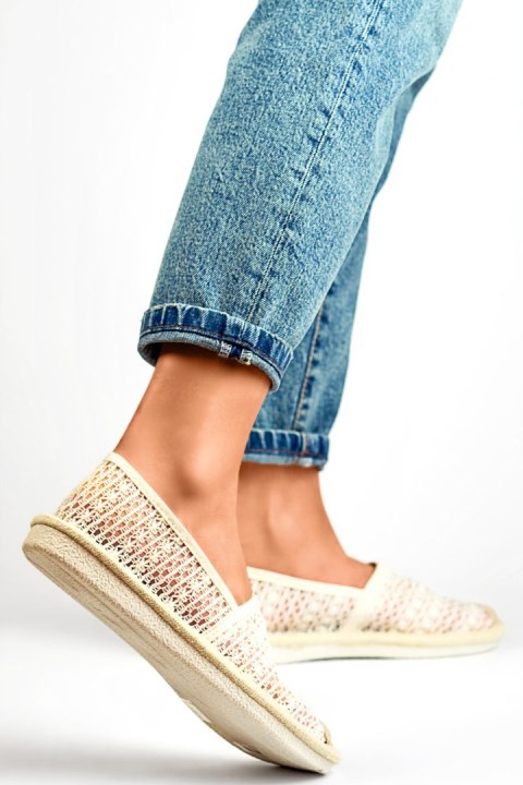 Espadryle Model XY2832-3BE Beige - PRIMO Espadryle Model XY2832-3BE Beige - PRIMO