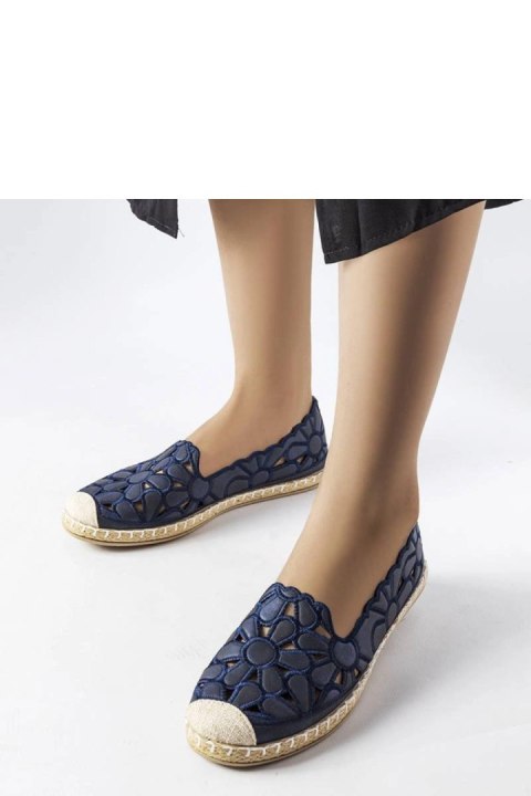 Granatowe ażurowe espadryle Lamarre - Solea Granatowe ażurowe espadryle Lamarre - Solea