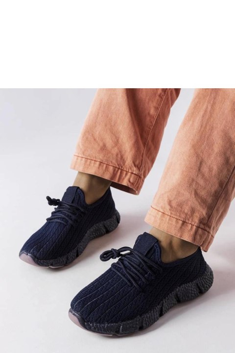 Granatowe sportowe sneakersy Élodie - Solea Granatowe sportowe sneakersy Élodie - Solea