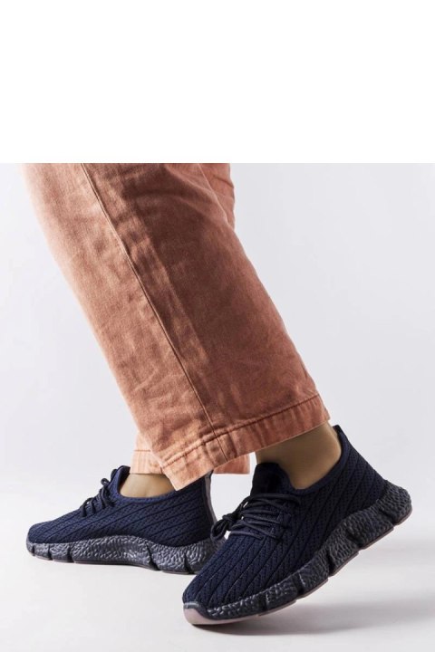 Granatowe sportowe sneakersy Élodie - Solea Granatowe sportowe sneakersy Élodie - Solea