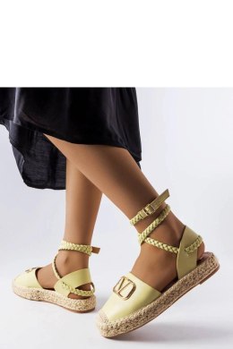 Zielone wiązane espadryle Parent - Solea