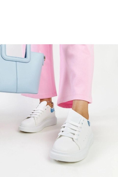 Białe sneakersy eko-skórzane Fatimah - Solea Białe sneakersy eko-skórzane Fatimah - Solea