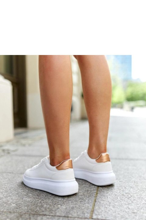Białe sneakersy na grubej podeszwie Ivalu - Solea Białe sneakersy na grubej podeszwie Ivalu - Solea