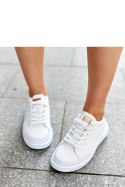 Białe sneakersy na grubej podeszwie Ivalu - Solea