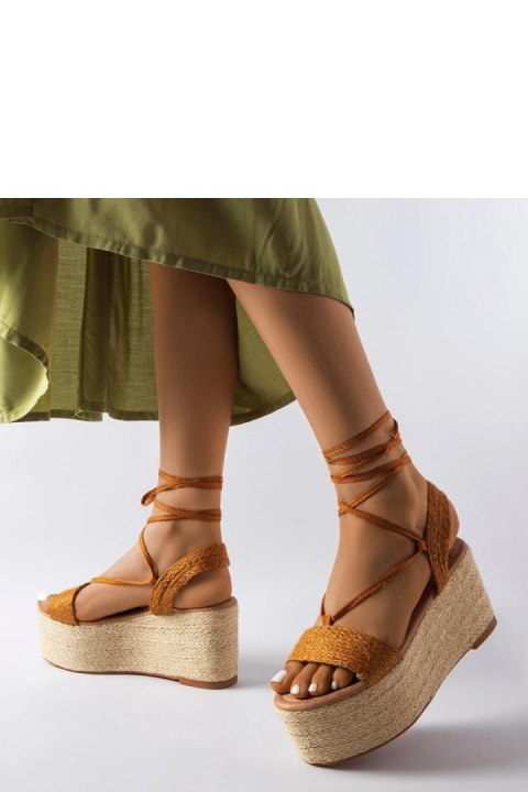 Brązowe espadryle na platformie Silvetta - Solea Brązowe espadryle na platformie Silvetta - Solea