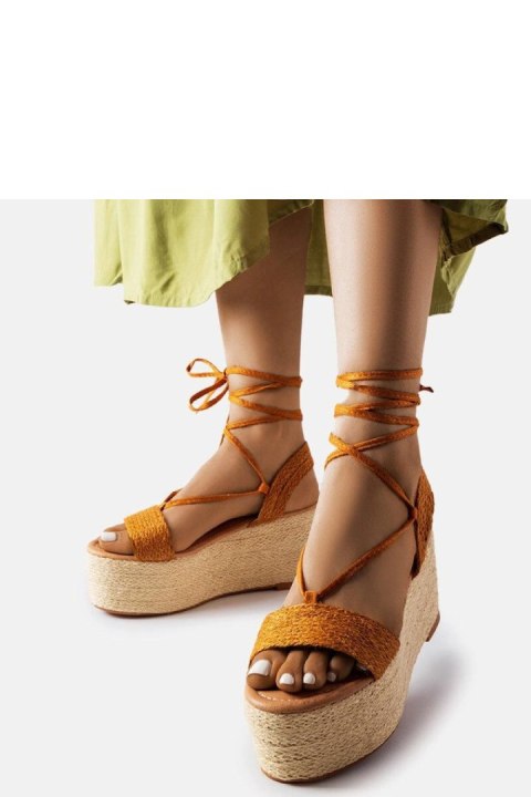 Brązowe espadryle na platformie Silvetta - Solea Brązowe espadryle na platformie Silvetta - Solea