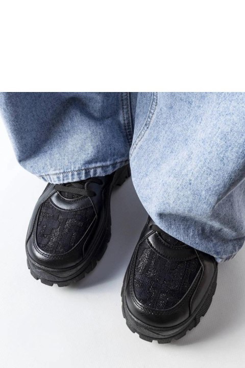 Czarne masywne sneakersy Brunswick - Solea Czarne masywne sneakersy Brunswick - Solea