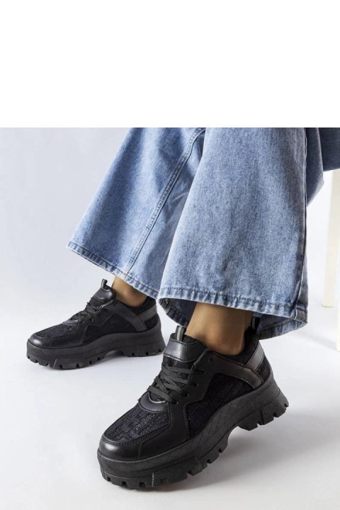 Czarne masywne sneakersy Brunswick - Solea Czarne masywne sneakersy Brunswick - Solea