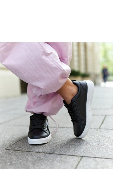 Czarne sneakersy eko skóra Brecht - Solea Czarne sneakersy eko skóra Brecht - Solea