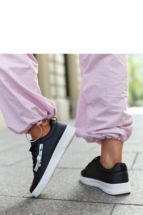 Czarne sneakersy eko skóra Brecht - Solea Czarne sneakersy eko skóra Brecht - Solea