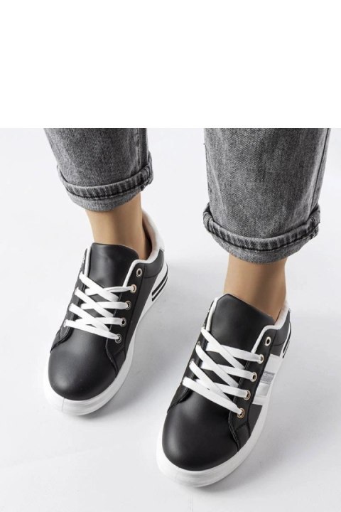 Czarne sneakersy na platformie Sacaton - Solea Czarne sneakersy na platformie Sacaton - Solea