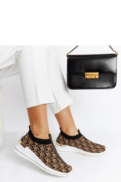 Czarno-brązowe buty Slip On Tartano - Solea Czarno-brązowe buty Slip On Tartano - Solea